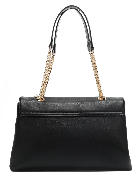 FLOWER SEQUIN FLAP BAG