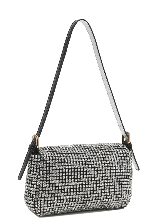 ESTELLA DIAMOND FLAP BAG