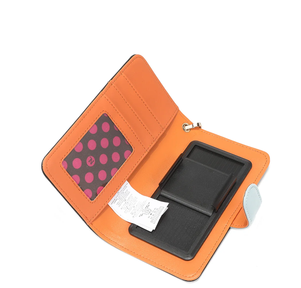 NL SIGNATURE PHONE CASE AND WALLET WRISTLET