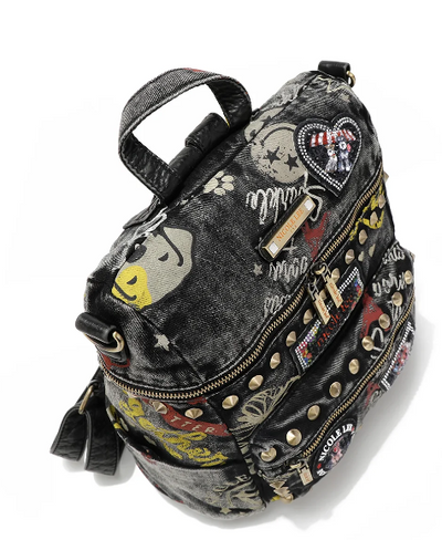 ★2025SS新作★aeae★OUT POCKET DENIM BACKPACK OUT POCKET DENIM BACKPACK [BLACK] - aeae