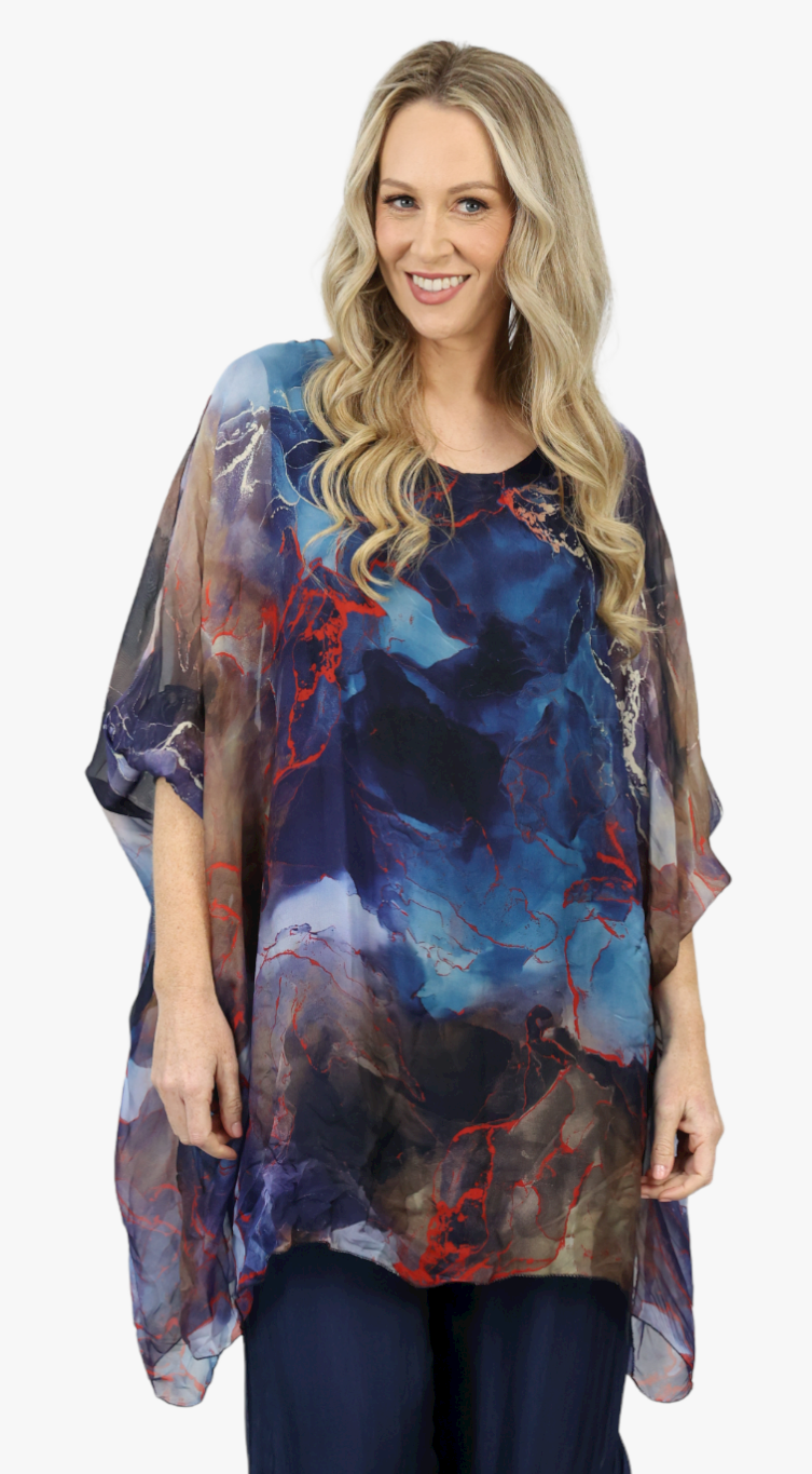 MACKAY silk top