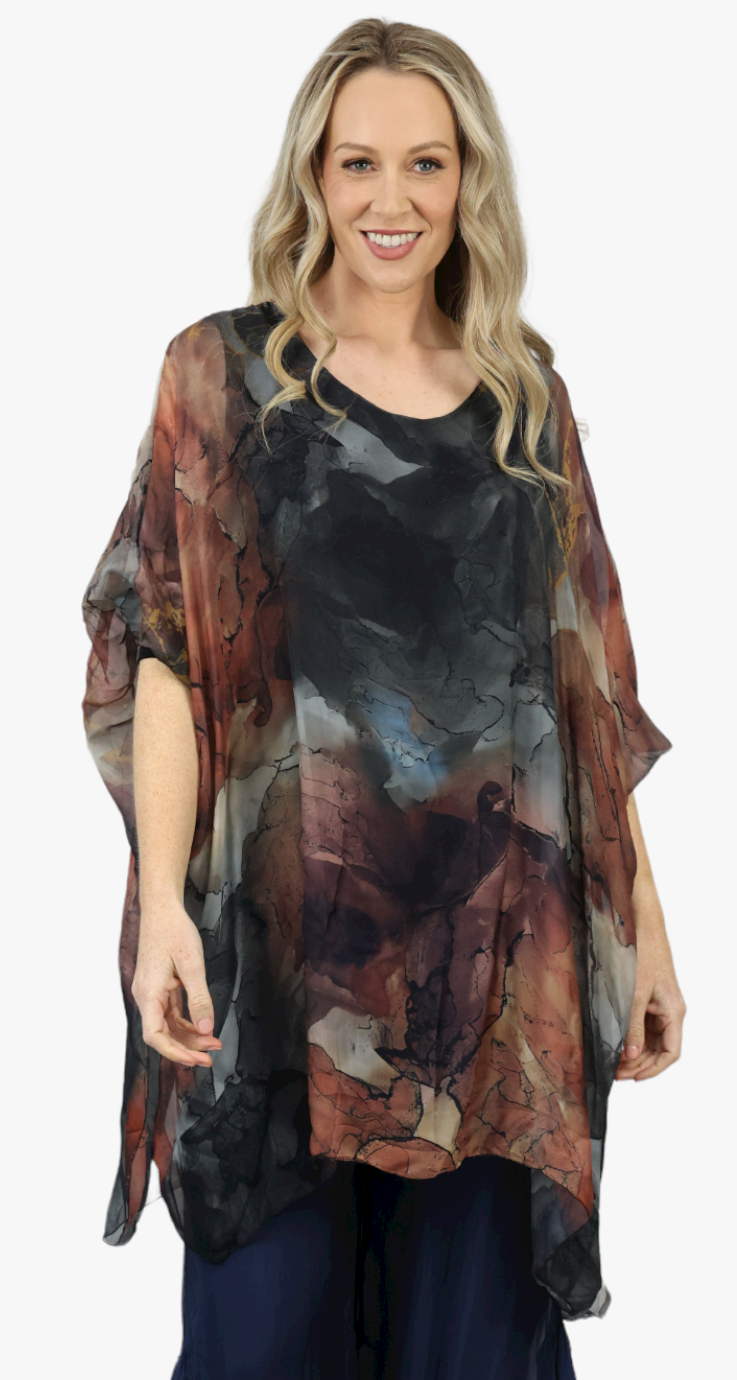 MACKAY silk top