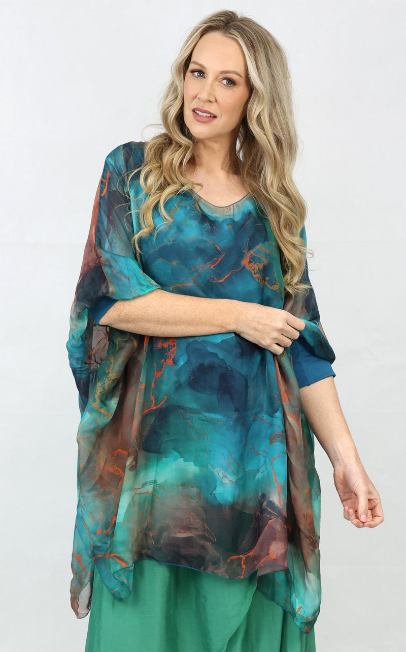 MACKAY silk top