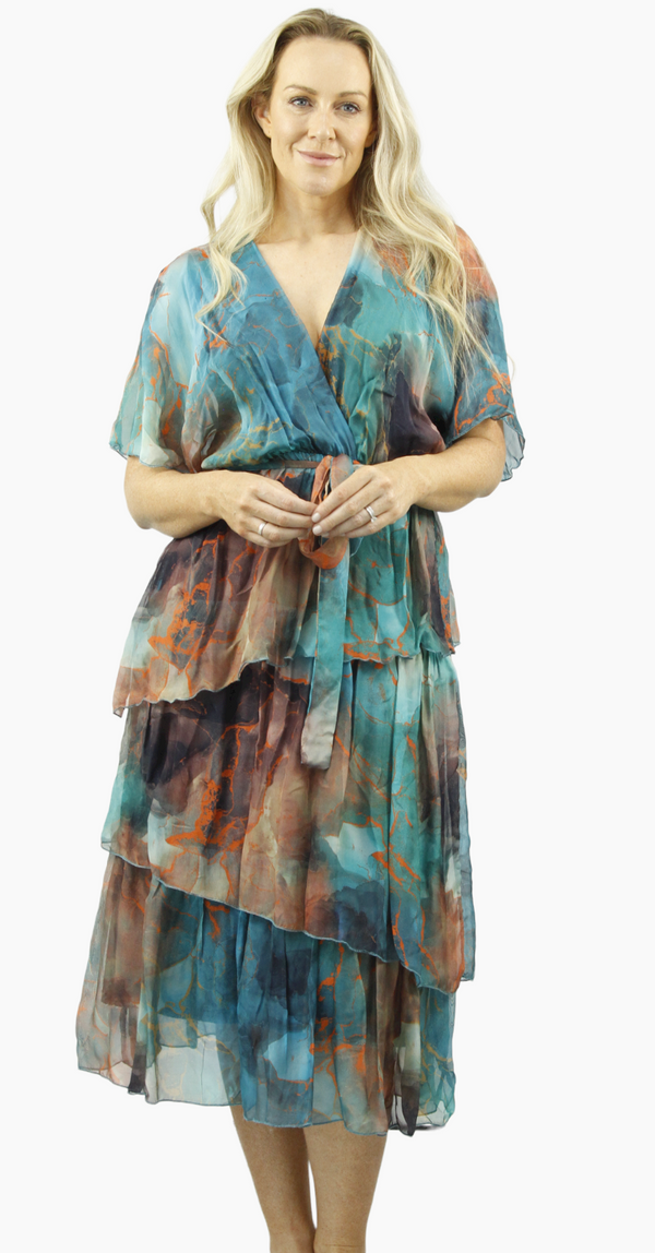 MAVISE silk dress