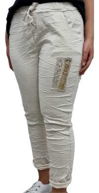 PETRA cotton stretch pants