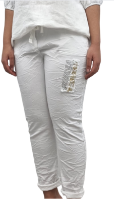 PETRA cotton stretch pants
