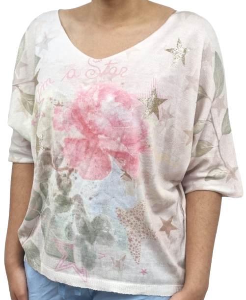 ROSE viscose top