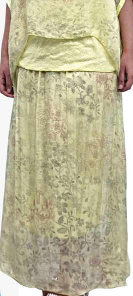 SABA silk skirt