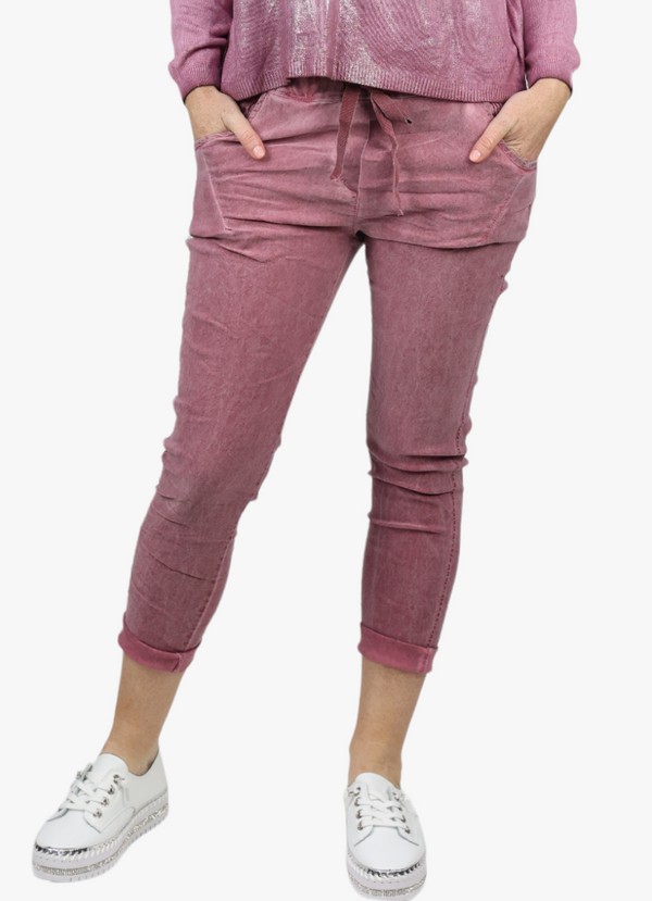 TIFF cotton stretch pants