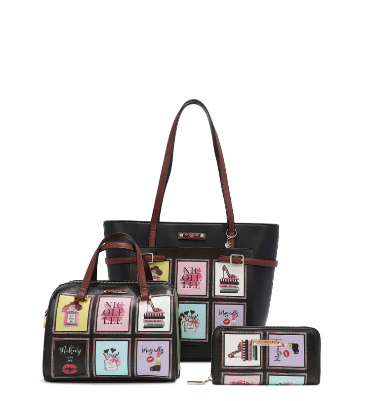 AMOR FUERA DEL CUADRO 3 PIECE SET (Shopper, Crossbody, Wallet)