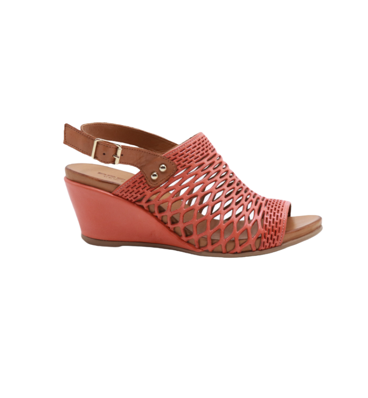 TUSCANY leather wedge sandal