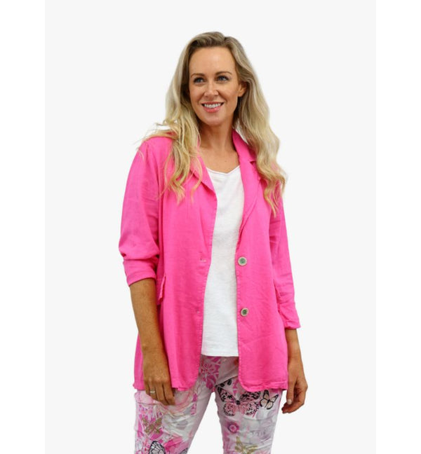 CLOVER linen light blazer