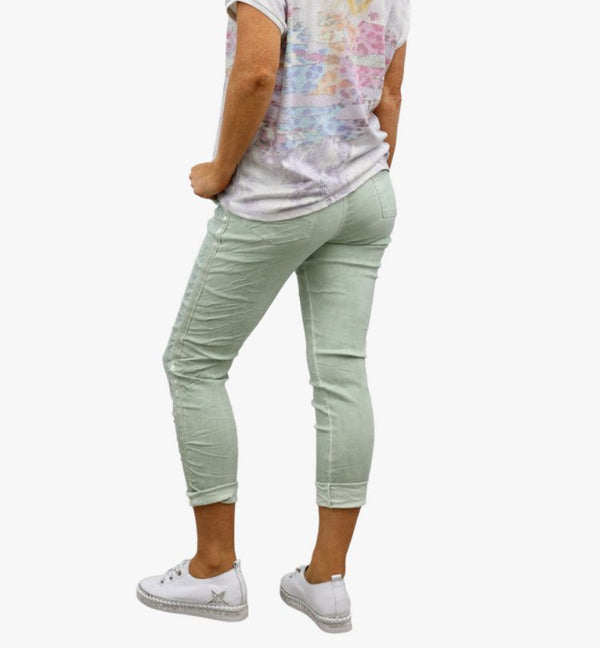 PALOMA cotton stretch pants