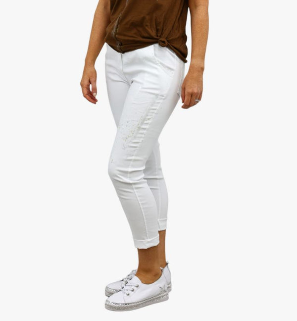 PATTI cotton stretch pants