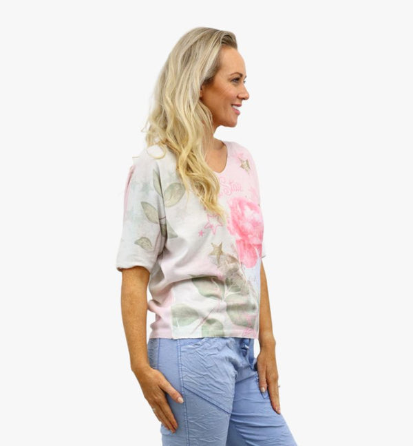 ROSE viscose top