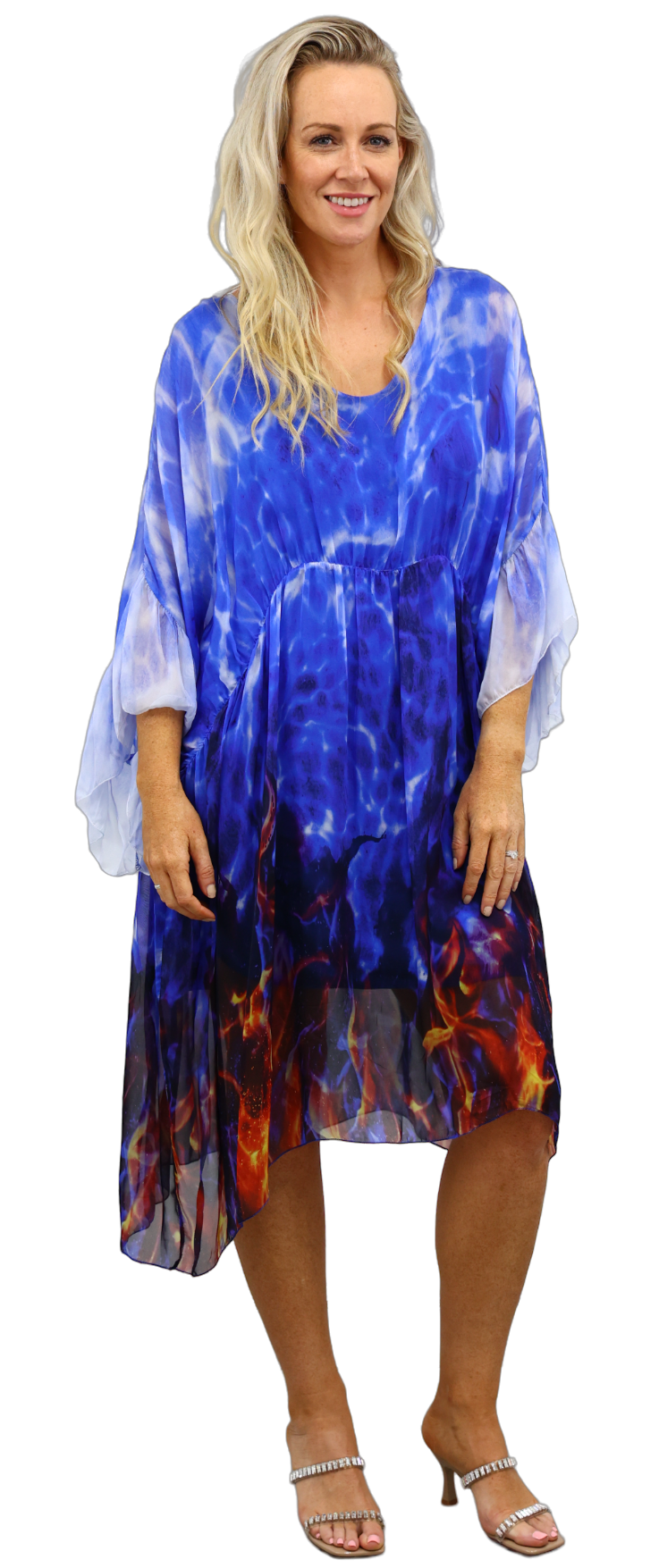 MARAYA silk dress