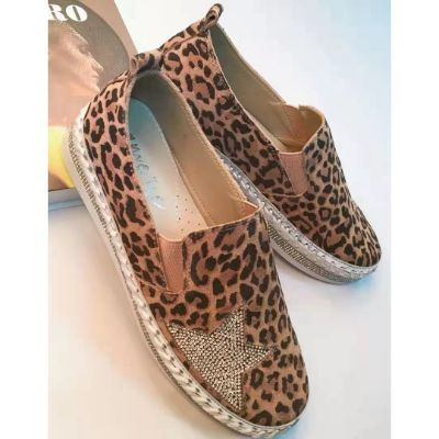 CHIKI Leather Slip-Ons
