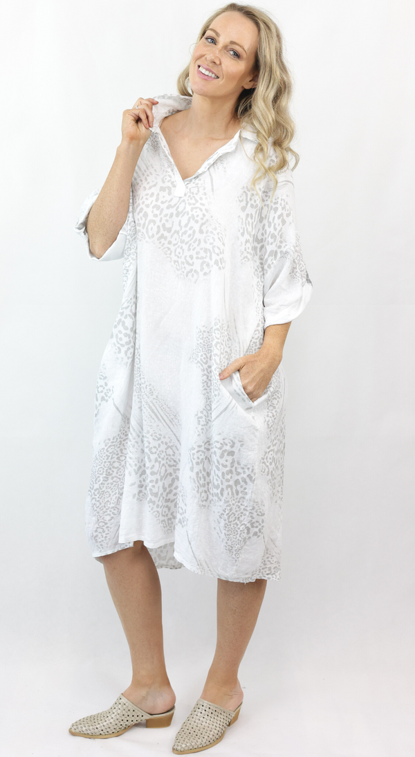 LUNA linen dress